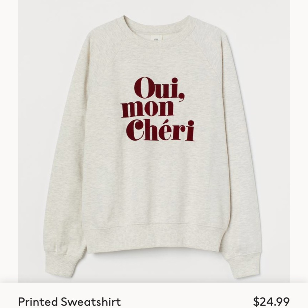 H&M crewneck sweater